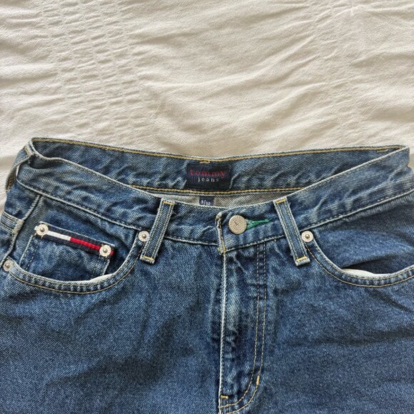 Tommy Hilfiger vintage jeans, straight leg jeans, 3/32 size, mid rise jeans - Picture 4 of 8